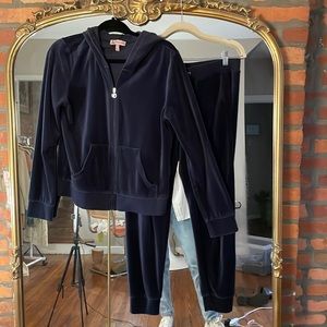 Navy Juicy Couture Velour Sweatsuit